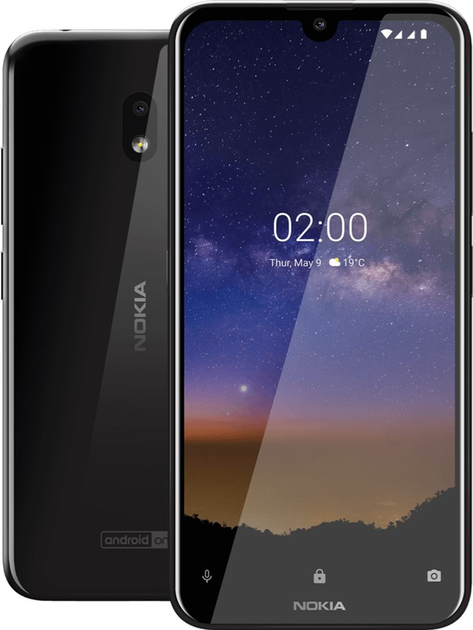 Smartfon Nokia 2.2 TA-1188 DualSim 2/16GB Black (HQ5020DF74000) - obraz 1