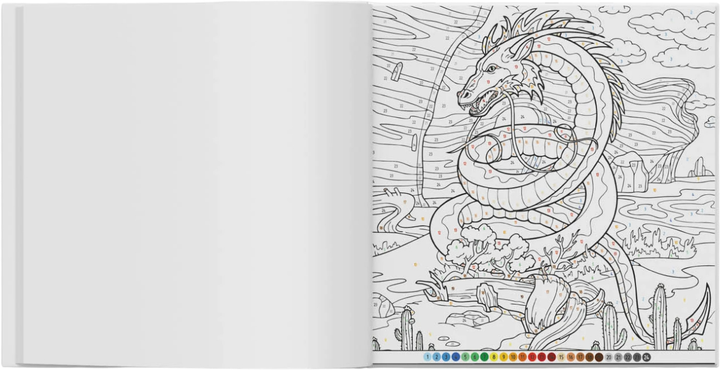 Пряники - раскраска набор №2 на год Дракона