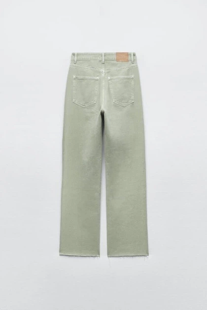 Джинсы Zara 6164/023/506 38 Хаки – Брендовая одежда | ROZETKA