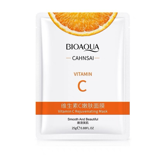 Тканевая маска для лица Bioaqua Cahnsai Vitamin C Facial Mask с ...