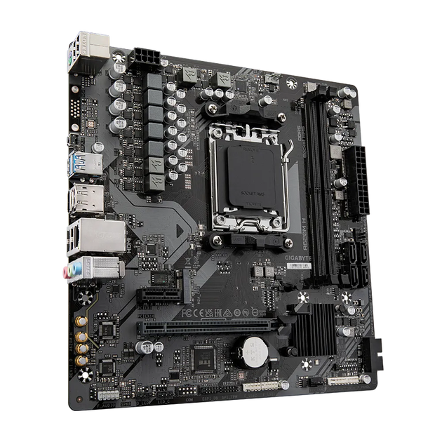 Материнська плата Gigabyte A620M H Socket AM5/AMD/MicroATX/1хHDMI/1хDisplayPort - Фото 3 Материнська плата Gigabyte A620M H Socket AM5/AMD/MicroATX/1хHDMI/1хDisplayPort - зображення 3