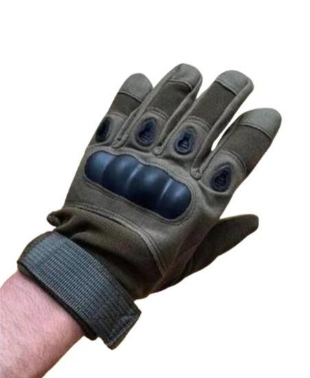 Тактические перчатки XXL Олива - изображение 2