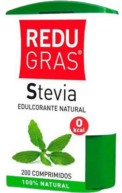Натуральна добавка Deiters Redugras Stevia 200 таблеток (8430022001358) - зображення 1