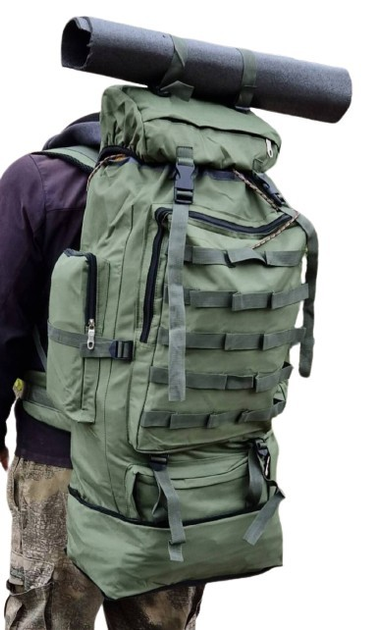 Тактический рюкзак трансформер х099 Оливковый 105л - изображение 1