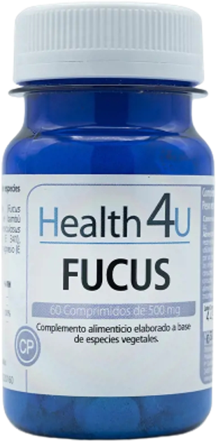 Naturalny suplement H4u Fucus 500 mg 60 tabletek (8436556085109) - obraz 1