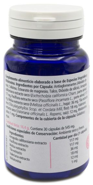 Naturalny suplement H4u Melatonina 545 mg 30 kapsułek (8436556080678) - obraz 2