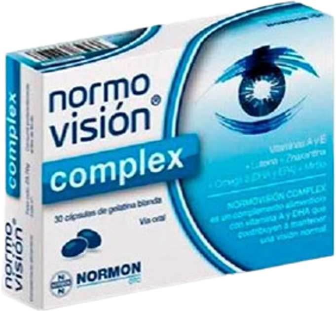 Naturalny suplement Laboratorium. Normon Normovital Vision 30 kapsułek (8435232311228) - obraz 1