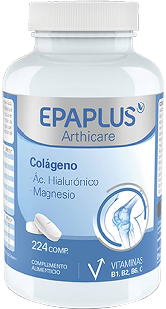 Дієтична добавка Epaplus Collagen Hyaluronic & Magnesium 224 таблеток (8430442007374) - зображення 1