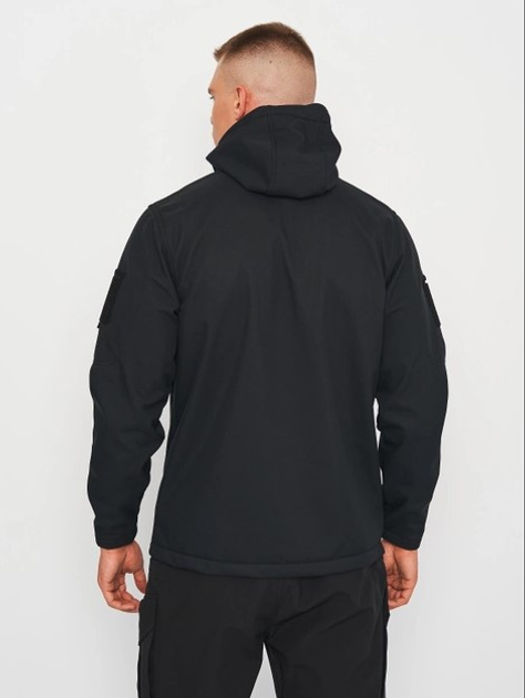 Тактична куртка Kodor Soft Shell КCS 7222 Чорний L - зображення 2