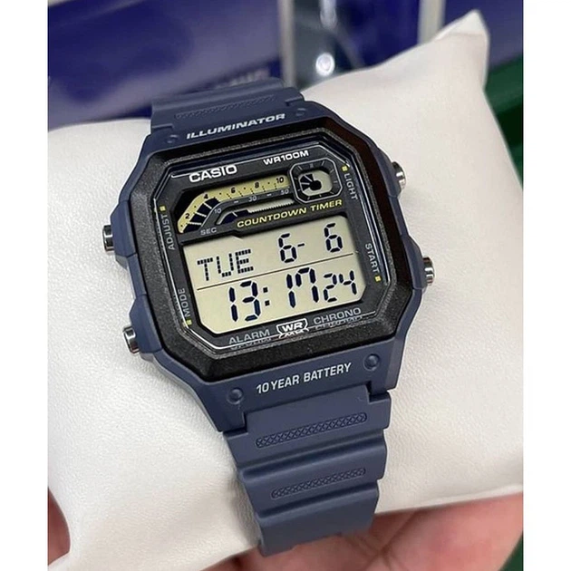 Наручные часы CASIO WS-1600H-2AVDF Белый/Синий - изображение 5