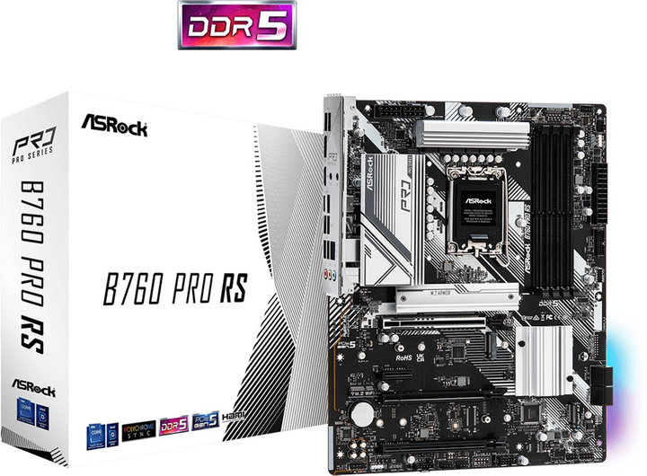 Материнська плата ASRock B760 Pro RS (s1700, Intel B760, PCI-Ex16) - зображення 6