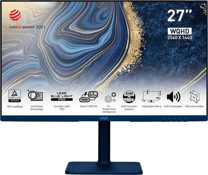 Монитор 27" MSI Modern MD272Q Dark Blue (9S6-3PB19H-041) - изображение 1