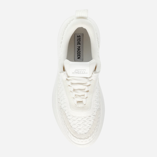 Sneakersy damskie na wysokiej platformie Steve Madden Doubletake Sneaker SM11002798-11E 36 22.2 cm Białe (8720857229615) - obraz 5