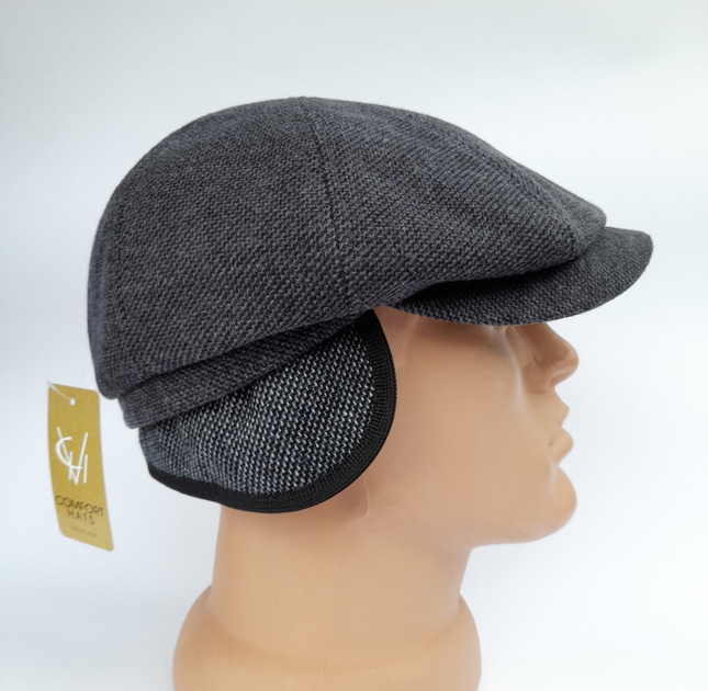 Кепка восьмиклинка хулиганка зимняя с ушами 56 от продавца: Just_hat ...