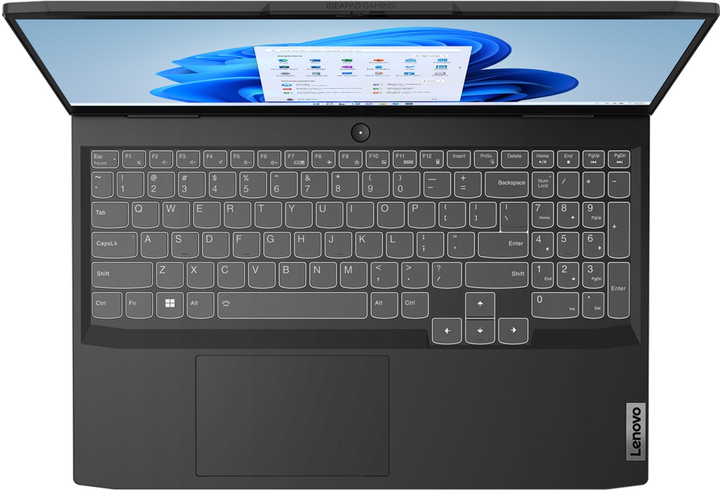 Ноутбук Lenovo IdeaPad Gaming 3 15IAH7 (82S900JQPB) Onyx Grey - зображення 2
