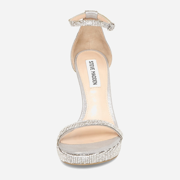 Жіночі босоніжки Steve Madden Milano-R Sandal SM11000897-998 41 26.2 см Сріблясті (8719484865518) - зображення 3