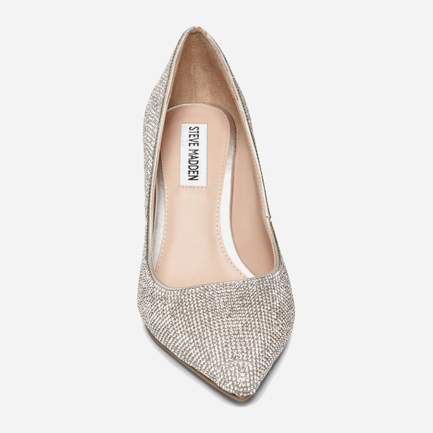 Жіночі човники Steve Madden Lillie Pump (crystal) SM11000728-968 37 23 см Сріблясті (8719484770744) - зображення 3