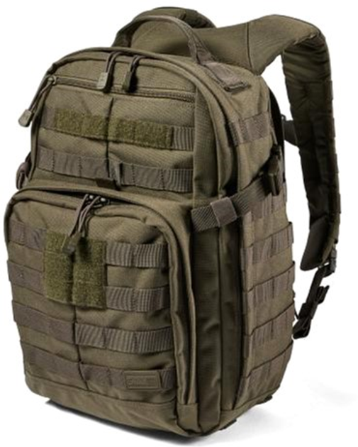 Рюкзак тактический 5.11 Tactical Rush12 2.0 Backpack [186] Ranger Green (56561-186) (2000980515141) - изображение 2