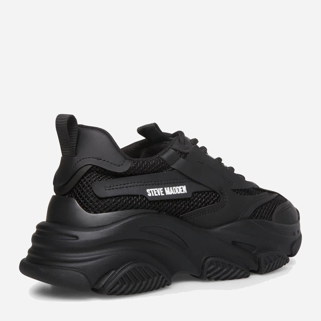 Sneakersy damskie na wysokiej platformie Steve Madden SM19000033-001 39 24.6 cm Czarne (8720857174007) - obraz 3