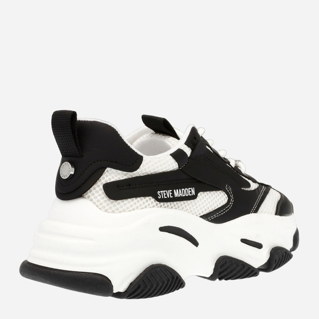 Sneakersy damskie na wysokiej platformie Steve Madden SM19000033-034 40 25.4 cm Czarny/Biały (8720857125443) - obraz 3