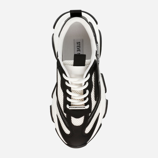 Sneakersy damskie na wysokiej platformie Steve Madden SM19000033-034 40 25.4 cm Czarny/Biały (8720857125443) - obraz 6