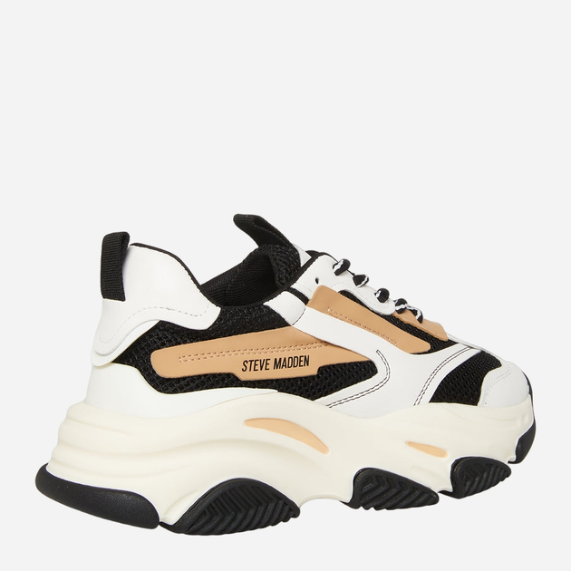 Жіночі снікери Steve Madden Possession-E Sneaker SM19000033-054 37 23 см Чорний/Бежевий (8720857127218) - зображення 3