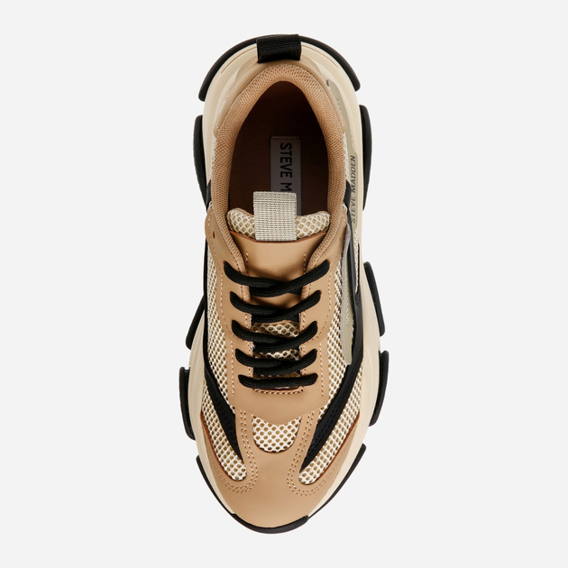 Sneakersy damskie na wysokiej platformie Steve Madden SM19000033-338 41 26.2 cm Khaki/Czarny (8720857248746) - obraz 6