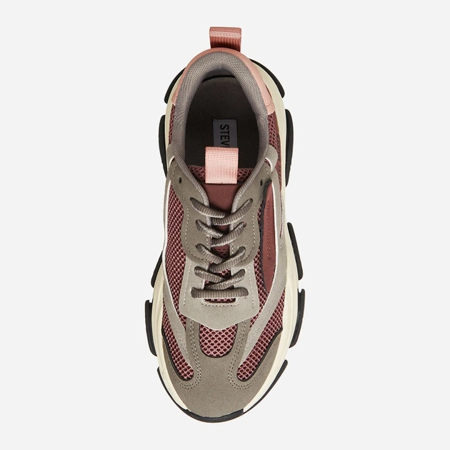 Sneakersy damskie na wysokiej platformie Steve Madden SM19000033-945 37 23 cm Bordowe (8720857127133) - obraz 6