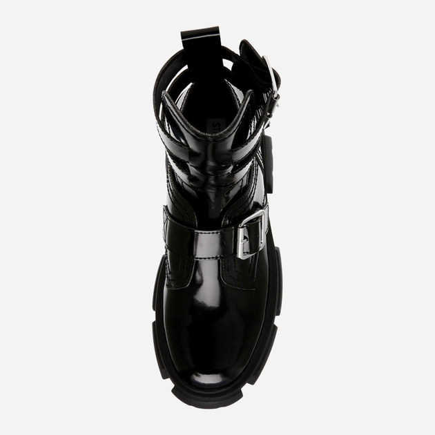 Жіночі ботильйони Steve Madden Tiedup Bootie SM11002723-001 40 25.4 см Чорні (8720857174731) - зображення 6