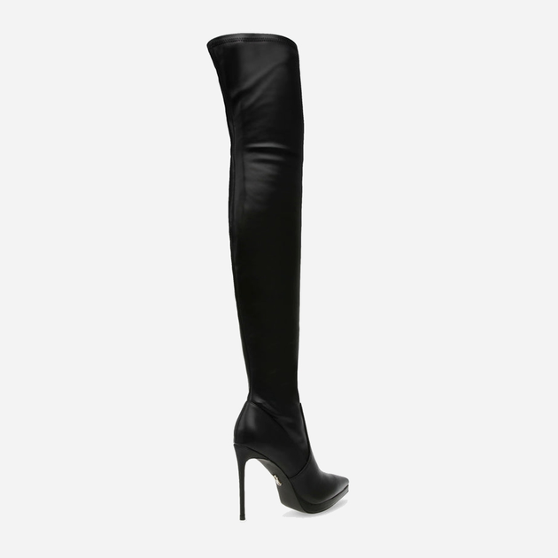 Muszkieterki damskie na szpilce Steve Madden Keandra Boot SM11002678-001 36 22.2 cm Czarne (8720857154832) - obraz 3