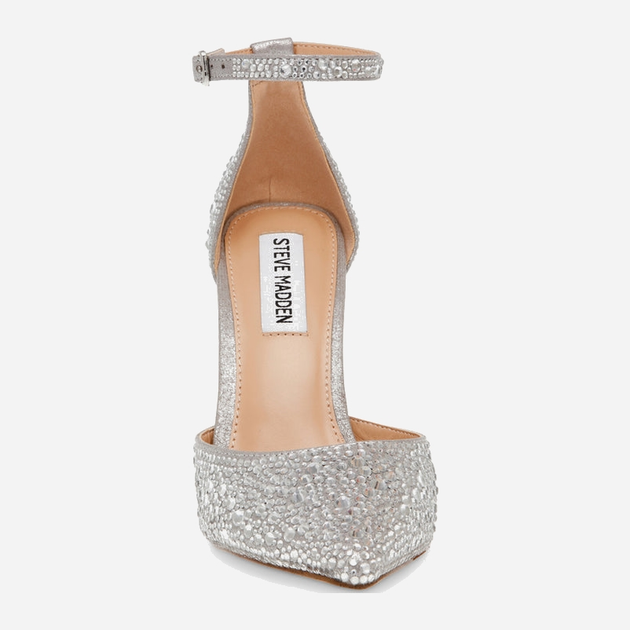 Жіночі босоніжки Steve Madden Ravaged-S Sandal SM11002565-751 38 23.8 см Сріблясті (8720857094725) - зображення 4