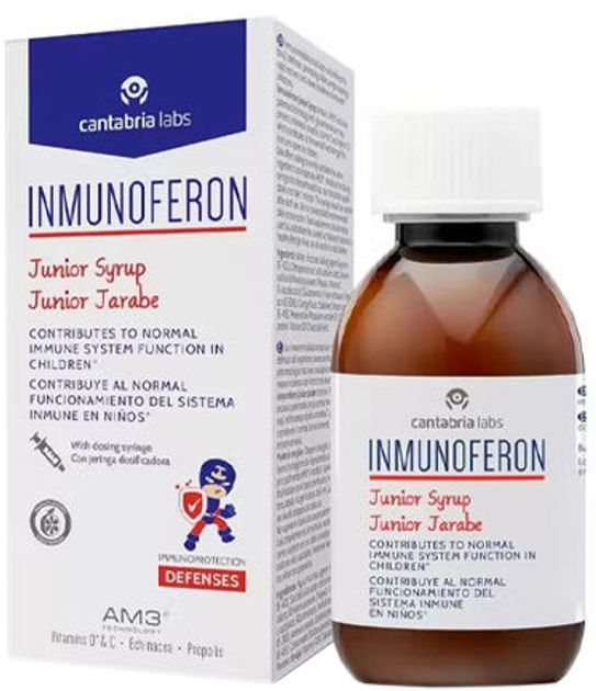 Syrop Cantabria Labs Inmunoferon Junior 150 ml (8470001900470) - obraz 1