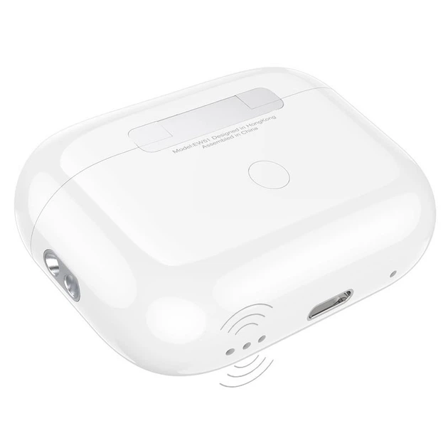 Навушники Бездротові Bluetooth Гарнітура з мікрофоном HOCO TWS EW51 |BT5.3, 30/300mAh, ANC|Білі - Фото 6 Навушники Бездротові Bluetooth Гарнітура з мікрофоном HOCO TWS EW51 |BT5.3, 30/300mAh, ANC|Білі - зображення 6