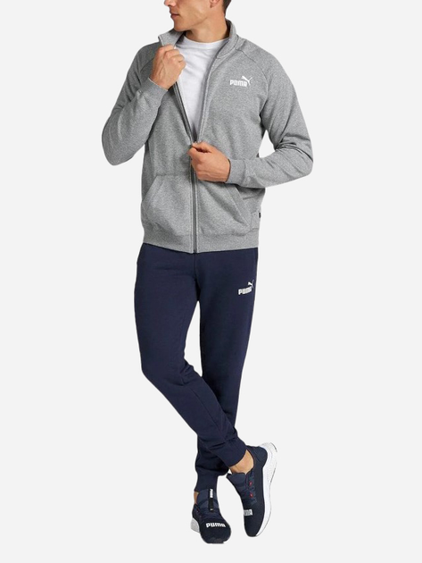 Спортивний костюм Puma Tracksuit 585840-53 XL Сірий/Синій (4064536587899) - зображення 1