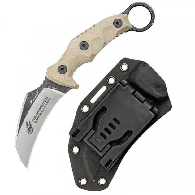 Ніж туристичний Handao Tyrannosaurus Tactical Claw Knife D-205 Beige - зображення 1