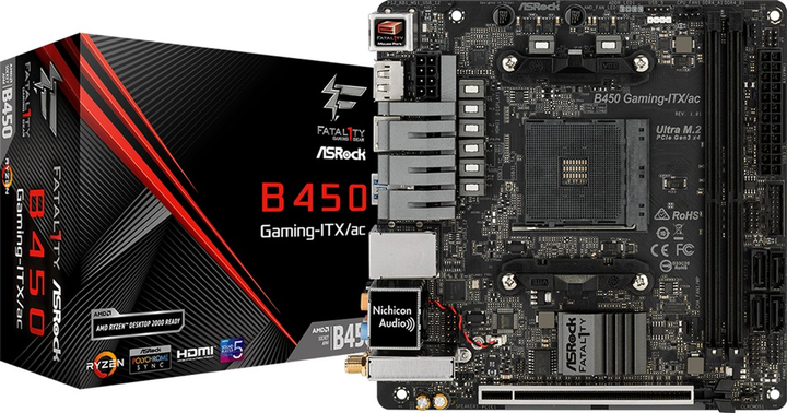 Płyta główna ASRock Fatal1ty B450 Gaming-ITX/ac (AM4, AMD B450, PCI-Ex16) - obraz 5