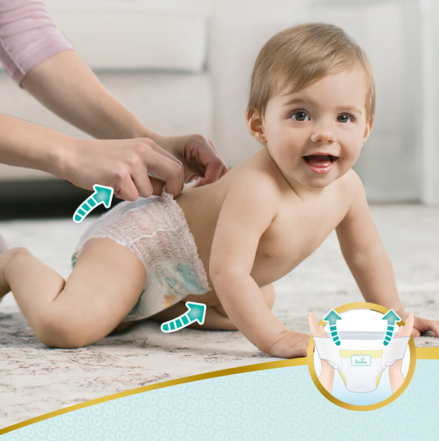 Pieluchomajtki Pampers Premium Care Pants Rozmiar 5 (12-17 kg) 102 szt (8006540490976 / 8700216829380) - obraz 4