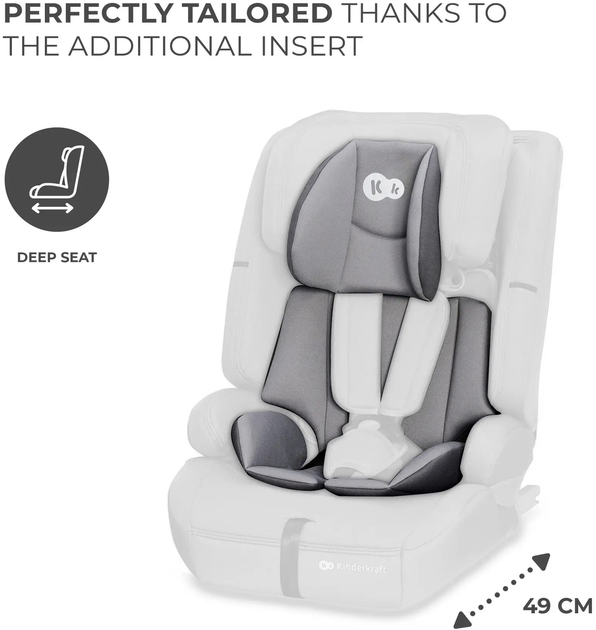 Автокресло KinderKraft Safety Fix 2 i-Size Grey (5902533923090) (KCSAFI02GRY0000) - изображение 12
