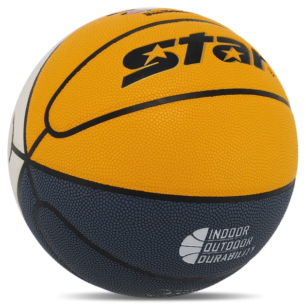 М'яч баскетбольний STAR 3ON3 BB4146C-31 №6 PU жовтий-синій - Фото 2 М'яч баскетбольний STAR 3ON3 BB4146C-31 №6 PU жовтий-синій - изображение 2