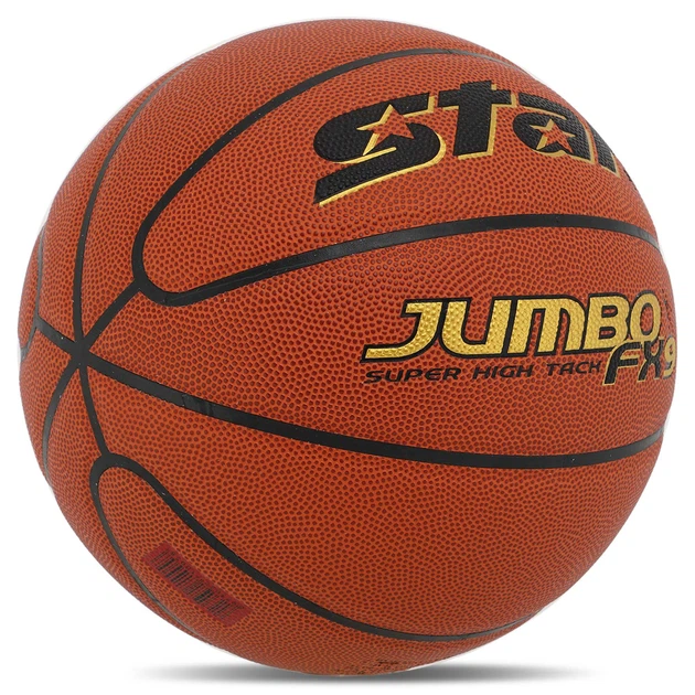 Мяч баскетбольный PU №7 STAR JUMBO FX9 (PU, бутил, оранжевый) (BB427_Помаранчевий) - изображение 2