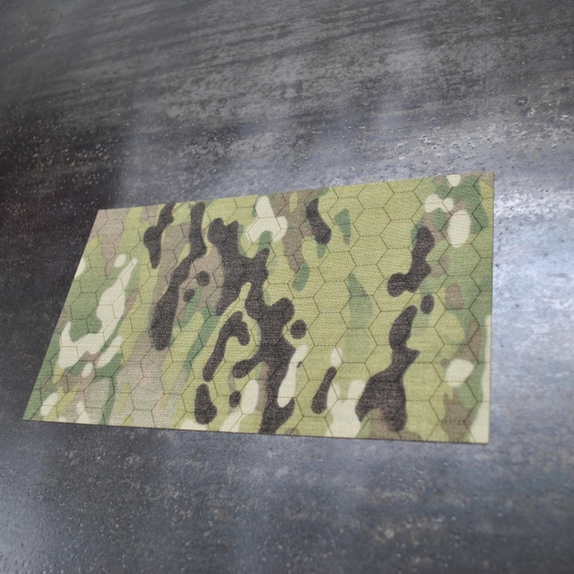 Маскировочная наклейка из кордуры универсальная маленькая (соты), Svetogor Defence, Multicam - изображение 2