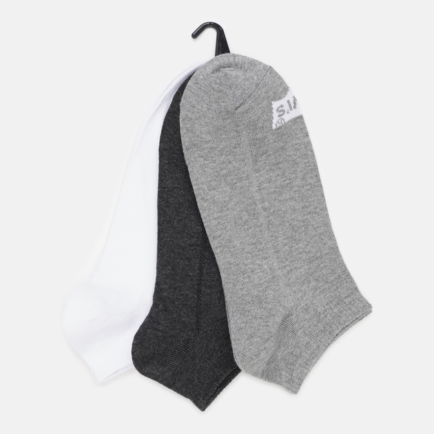 Levi's® Low Cut Batwing Logo Recycled Cotton Socks (3 Pack