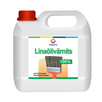 Натуральная льняная олифа для пропитки Eskaro Linaolivarnits, 1л (27269) - Фото 1 Натуральная льняная олифа для пропитки Eskaro Linaolivarnits, 1л (27269) - изображение 1
