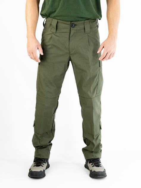 Тактические штаны рип-стоп олива, НГУ 65/35, размер 44 - изображение 1