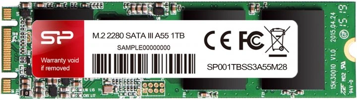SSD 1Tb M.2 2280 Silicon Power A55 (SP001TBSS3A55M28) – фото