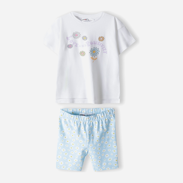 Детский летний комплект (футболка + шорты) для девочки Minoti 14Set 1 38743JNR 116-122 см Разноцветный (5063025084931) - изображение 9