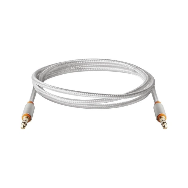 Кабель мультимедийный AUX Audio 3.5mm M/M 1.2m JACK01-03 white Defender (87513) - изображение 2
