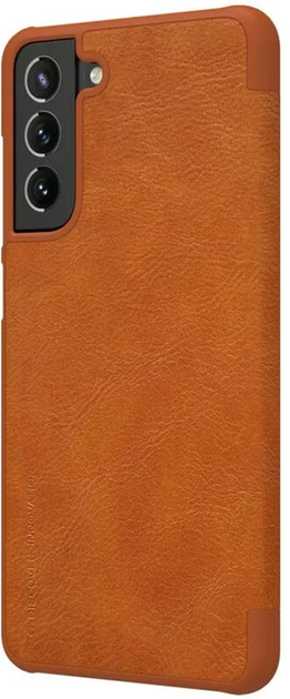 Чохол-книжка Nillkin Qin для Samsung Galaxy S21 FE 5G Brown (NN-QLC-S21FE/BN) - зображення 5