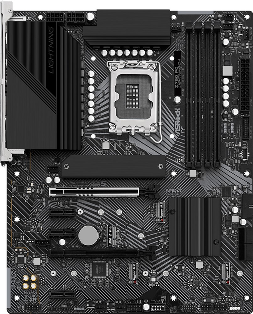 Материнська плата ASRock Z790 PG Lightning/D4 (s1700, Intel Z790, PCI-Ex16) - зображення 1