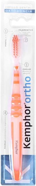 Зубна щітка Kemphor Ortho Orthodontic Toothbrush 1ud (8410496001290) - зображення 1